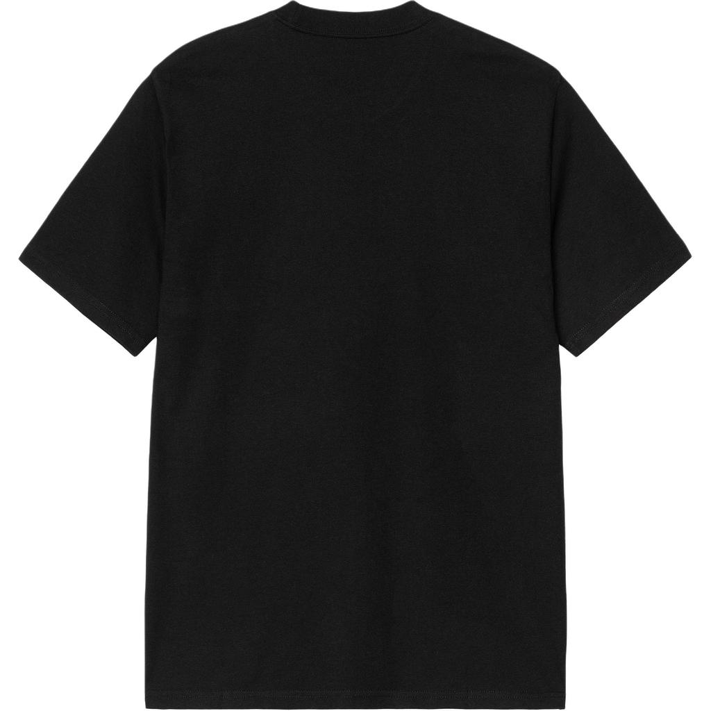 Carhartt WIP Модная мужская футболка с графической вышивкой, круглым вырезом и коротким рукавом I035207-89-XX