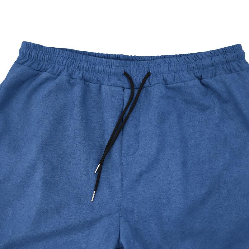 Европейский и американский стиль, мужской комплект из двух предметов: куртка и повседневные брюки, однотонный спортивный костюм с воротником-стойкой и карманами, осень-зима