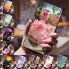 Для Samsung Galaxy S25 S23 S21 S24 S20 FE Цветочный чехол для телефона Samsung S 23 21 24 20 22 25 Ultra Plus Мягкий силиконовый ТПУ чехол-оболочка