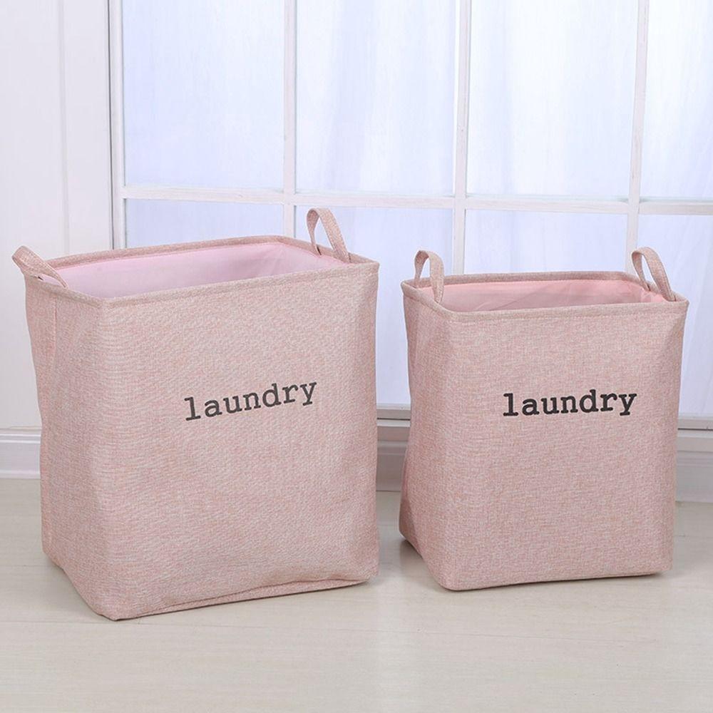 Thick Dirty Clothes Storage Basket Foldable Laundry Basket Portable Toys Organizer Living Room