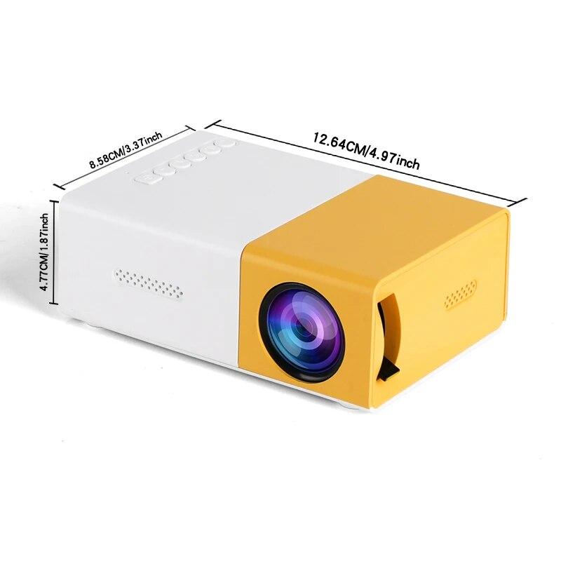 Mini Projector YG300 Pro LED Supported 1080P Full HD Television Portable Beamer Audio HDMI USB Outdoor Movie Video Projetor