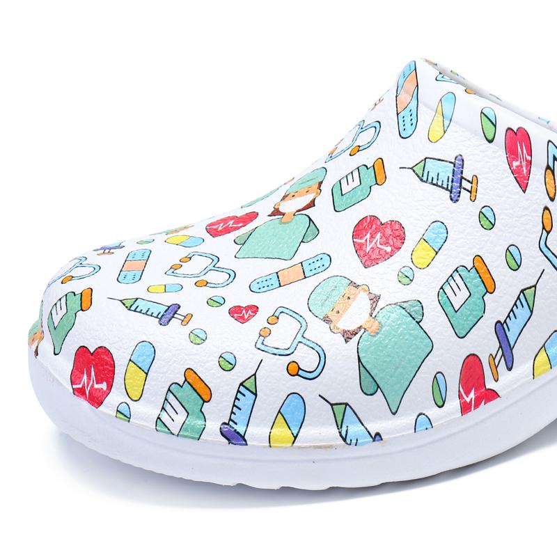 Больница Атрего, хирургические медицинские тапочки, женские нескользящие туфли для медсестер «Доктор Ева», сабо для кормления, обувь для спа-салона красоты, медицинская обувь для повара