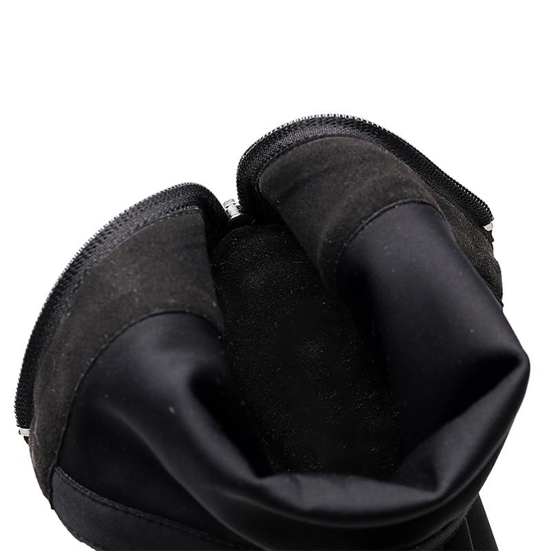 Танцевальная обувь, черные женские высокие бальные ботинки, обувь для сальсы и танго, модная вечеринка для девочек