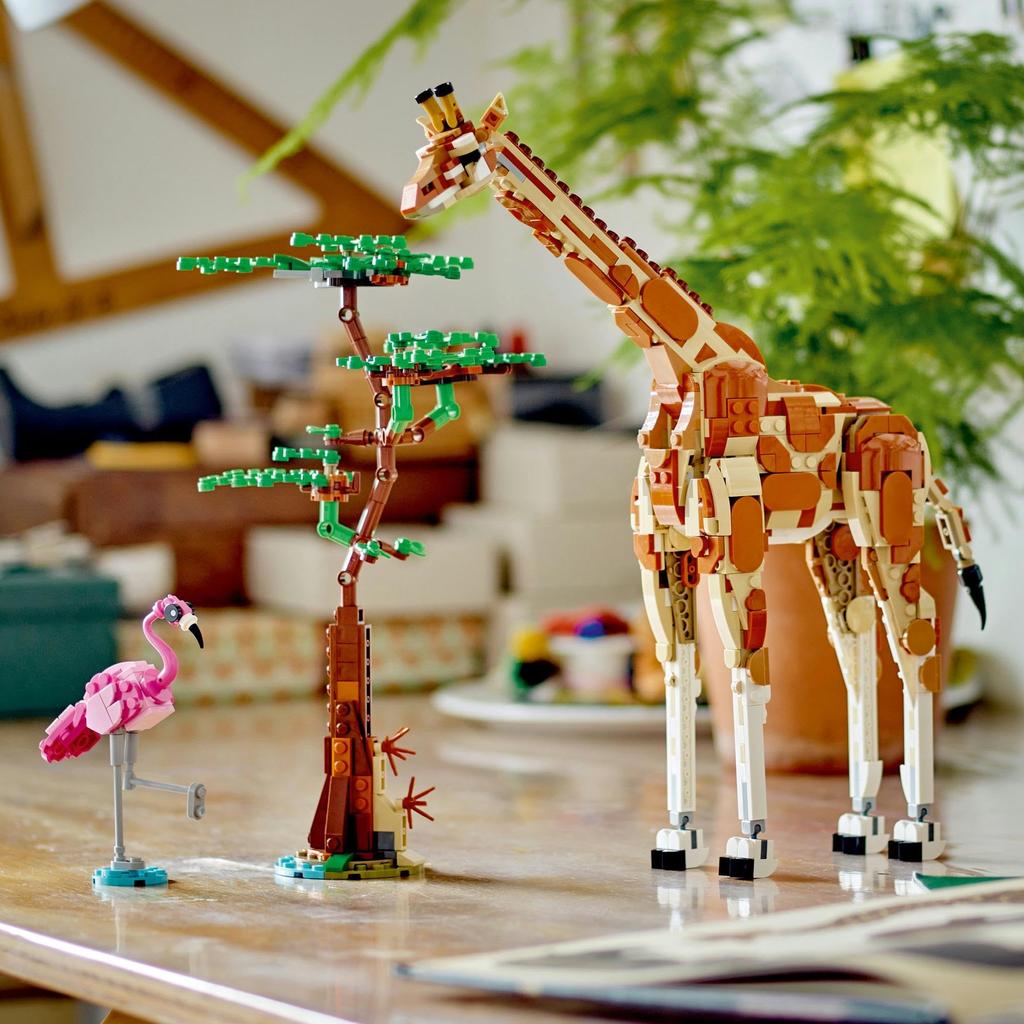 LEGO Creator Expert Safari Животные Игрушки Подарок День рождения Блок Рождество Девочки Мальчики Дети 9 лет 10 лет 11 лет Начальная школа