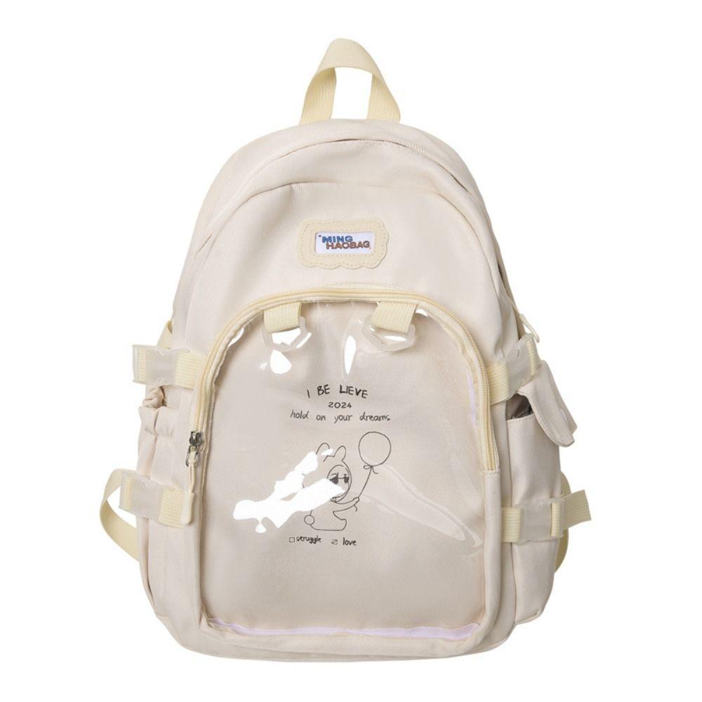 Nylon Transparent Handbags PVC Satchels Bag New Design Shoulder Bag  Teenage Girls