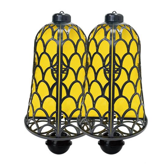 2 Sets Hanging Wasp Trap Sticky Fruit Fly Trap Outdoor Carpenter