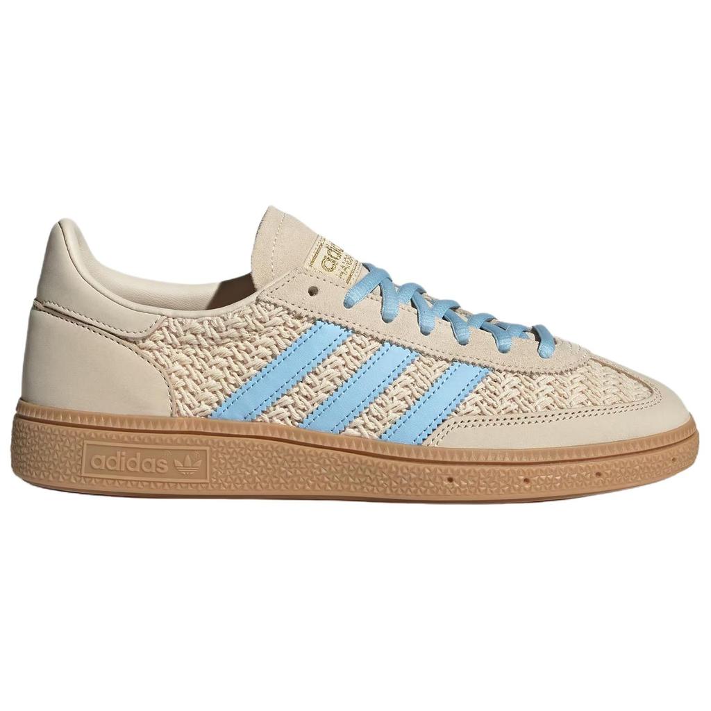 Adidas Набор для вязания крючком Handball Spezial - Кроссовки женские Sand Strata кремовые б/у-коричневые небесно-голубые JQ8410