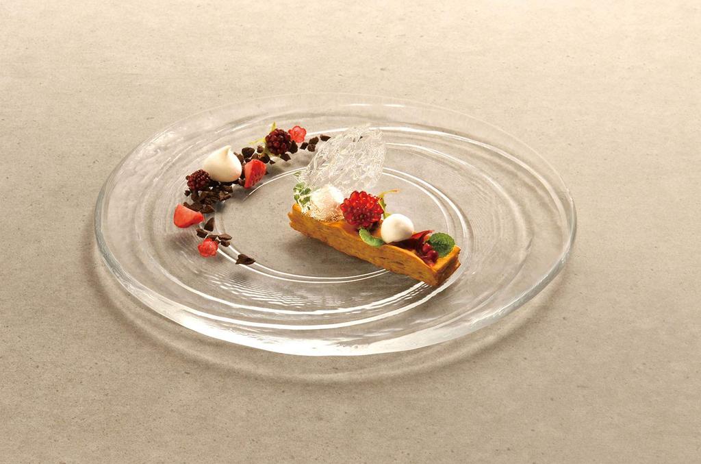 Toyo Sasaki Glass Meteor Plate 270, Made In Japan, Large Round Plate, Glass Dish, Tableware, 46127