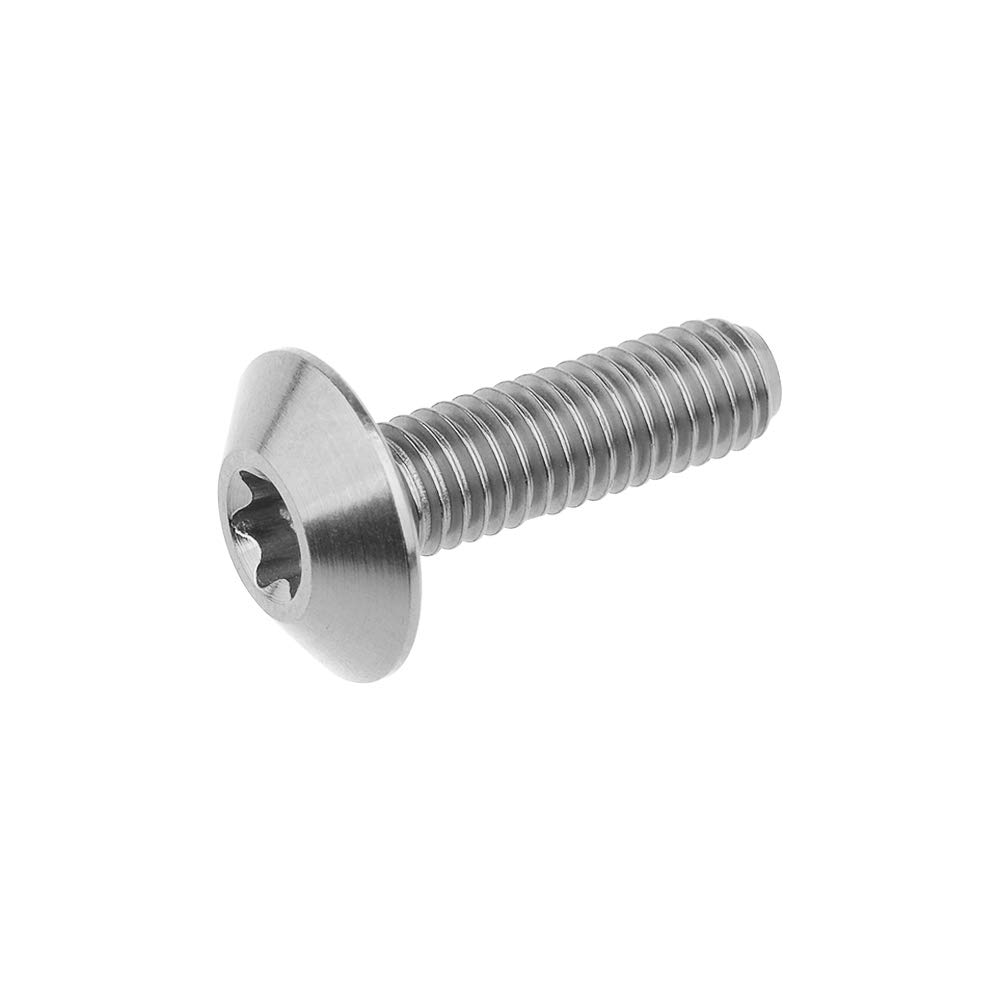 Болты Torx из титанового сплава Ruifu M6x12 15 0,8 дюйма (20 мм) Велосипед Мотоцикл Колесо