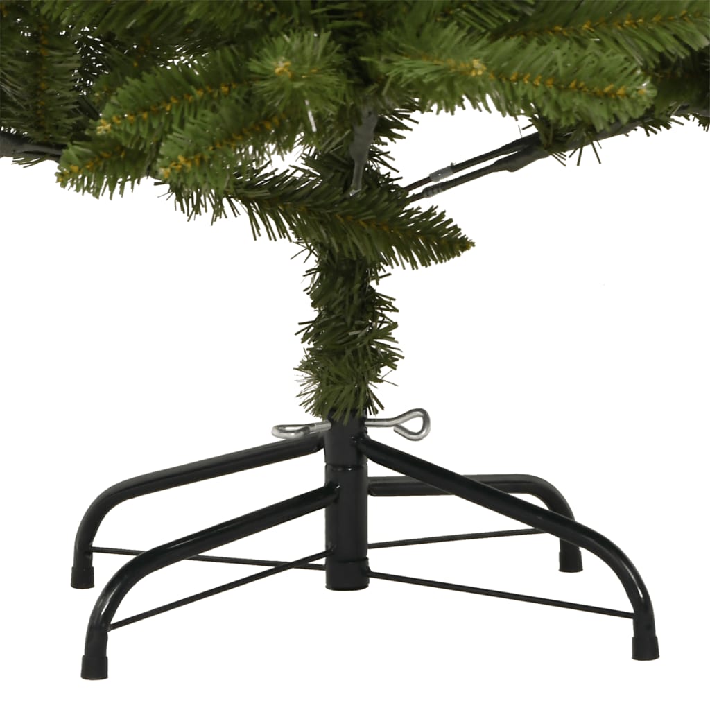 Artificial Christmas Tree Foldable with Stand Green 240 cm