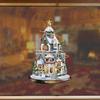 Christmas Snowman and Tree Music Box with Waterproof PVC Design