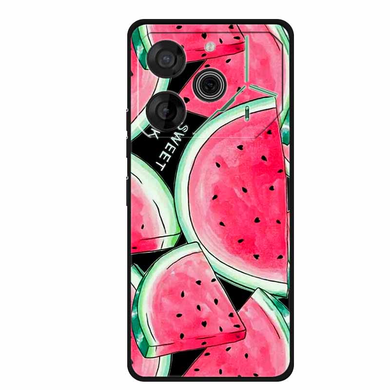 Черный силиконовый чехол для телефона Tecno Pova 6 Pro, противоударный, мягкий чехол-бампер для Tecno Pova 6 Pro, задняя крышка-чехол Pova6 Pro, мультяшный