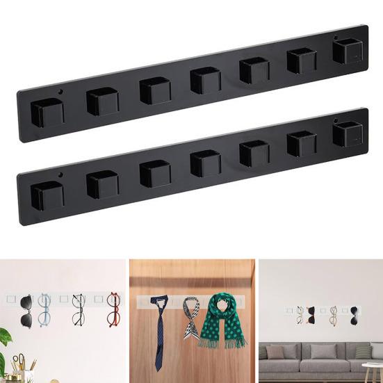 Настенный держатель для очков, органайзер для солнцезащитных очков, простая установка, экономящая место прозрачная акриловая стойка для хранения солнцезащитных очков