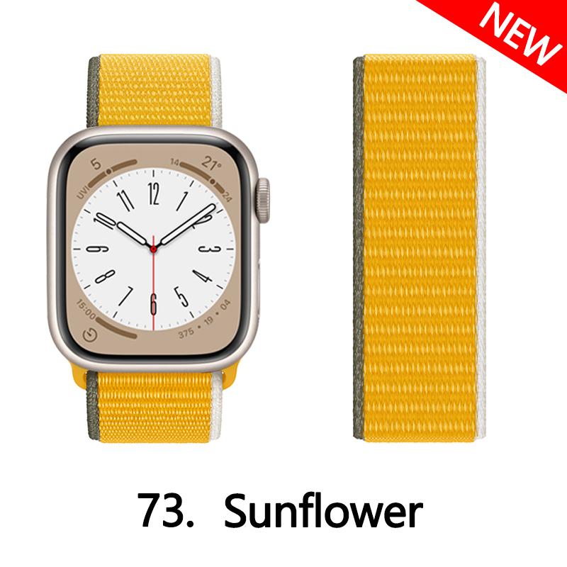 Нейлоновый ремешок для Apple Watch 10 Ремешки 46мм 44мм 40мм 45мм 41мм 49мм 42мм 38мм Браслет Correa iwatch Серия 8 se 7 6 3 9 11 40 мм