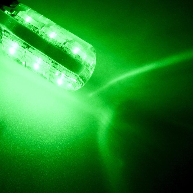 2pcs Car RGB Led T10 RGB 5050 6SMD Remote Controller Reading Universal Wedge Light Signal Lamp Car Accessories SUV Light