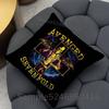 AAvenged Sevenfold AX Квадратная Наволочка Подушка Диван Спальня Гостиная Спинка Различные Размеры Моющиеся Чехлы
