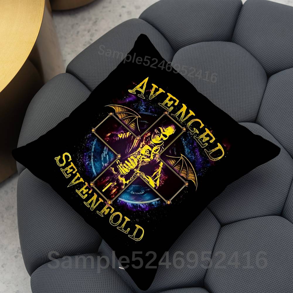 AAvenged Sevenfold AX Квадратная Наволочка Подушка Диван Спальня Гостиная Спинка Различные Размеры Моющиеся Чехлы