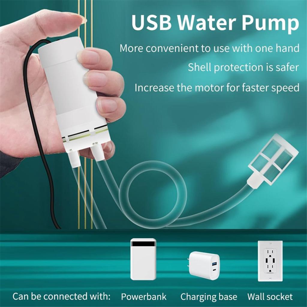 Портативный электрический автосифонный насос с самовсасыванием USB для розлива домашнего пива, вина, напитков и комбучи, DC 5 В