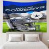Dallas Cowboys Tapestry for Bedroom Aesthetic Classroom Tapestries Wall Hanging for Living Room Dorm Office,Ideal Creative Gift