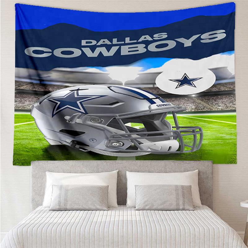 Dallas Cowboys Tapestry for Bedroom Aesthetic Classroom Tapestries Wall Hanging for Living Room Dorm Office,Ideal Creative Gift