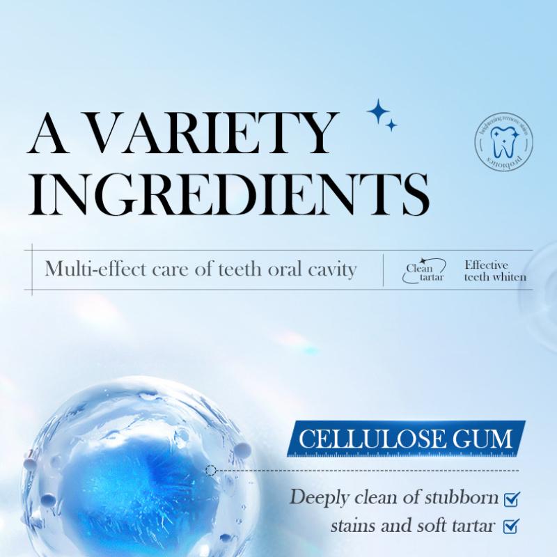 Зубная паста с пробиотиками на основе растений и фруктов SADOER для отбеливания полости рта и защиты десен