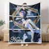 Custom Name Fantasy Character Collage Party Blanket For Couch Bed Plush Cozy Fuzzy Blanket Super Soft Warm Blankets For Fall And Winter 0916210