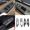 Аксессуары для интерьера автомобиля для Honda Civic 8-го поколения 2006 2007 2008 2009 2010 2011 Наклейки на панель управления подъемом стекол двери из углеродного волокна
