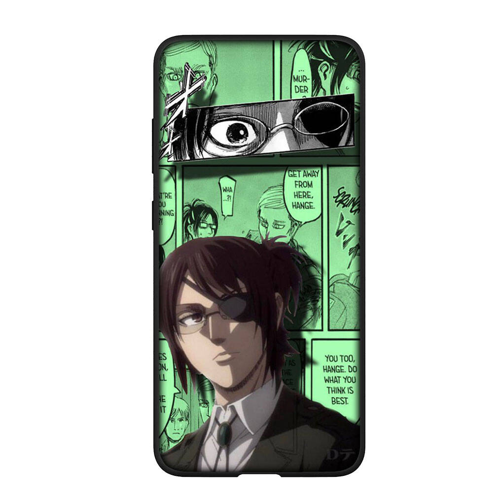 Для Samsung Galaxy S25 S24 S23 S22 Ultra FE Plus A37 A57 A56 A55 A06 A16 A15 A36 A26 A35 A05 A25 A54 A34 Чехол Комиксы Атака Титанов Эрен Йегер Леви