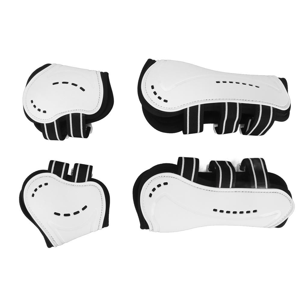 Horse Tendon Boots Shock Absorbing Adjustable Horse Front Hind Boots Fetlock Boots for Leg