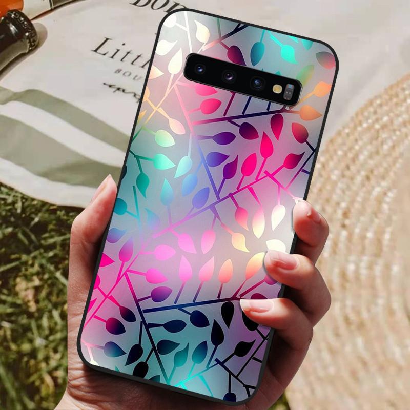 Чехол для Samsung S10 Plus Мягкий силиконовый чехол Черный бампер ТПУ Для Samsung Galaxy S10 S10E S 10 S10plus Чехлы для телефона Задние крышки