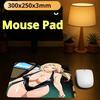 60x30см 30x25см Большой коврик для мыши, Накладка на офисный стол, Защитная накладка на стол, Нескользящий настольный промокашка, Накладка на стол для ноутбука