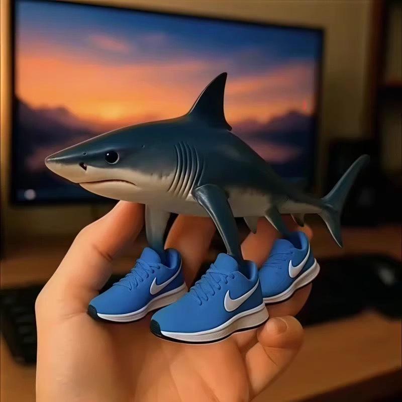 3D-печатная фигурка Акулы Тралало и Тунтунсахура из «Шань Хай Цзин»