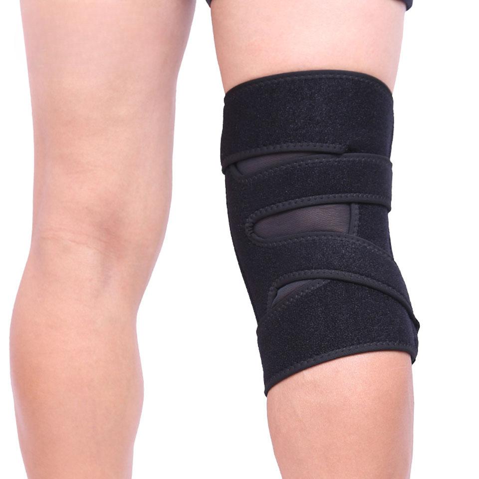 1PCS Adjustable Elastic Knee Support Brace Patella Knee Pads Hole Sports Knee Protector Kneepad Ginocchiere