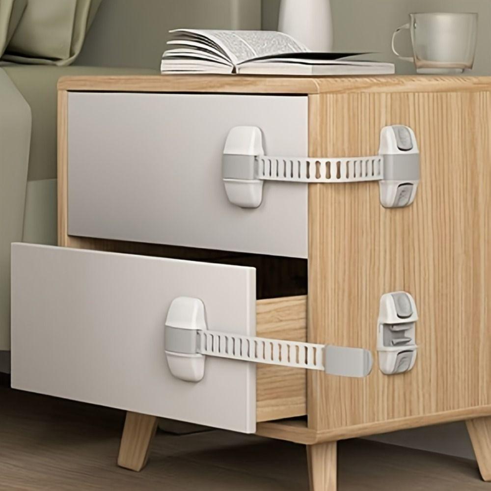 20cm Child Safety Lock Anti-Clamp Refrigerator Safety Buckle Drawer Locks Cabinet & Refrigerator