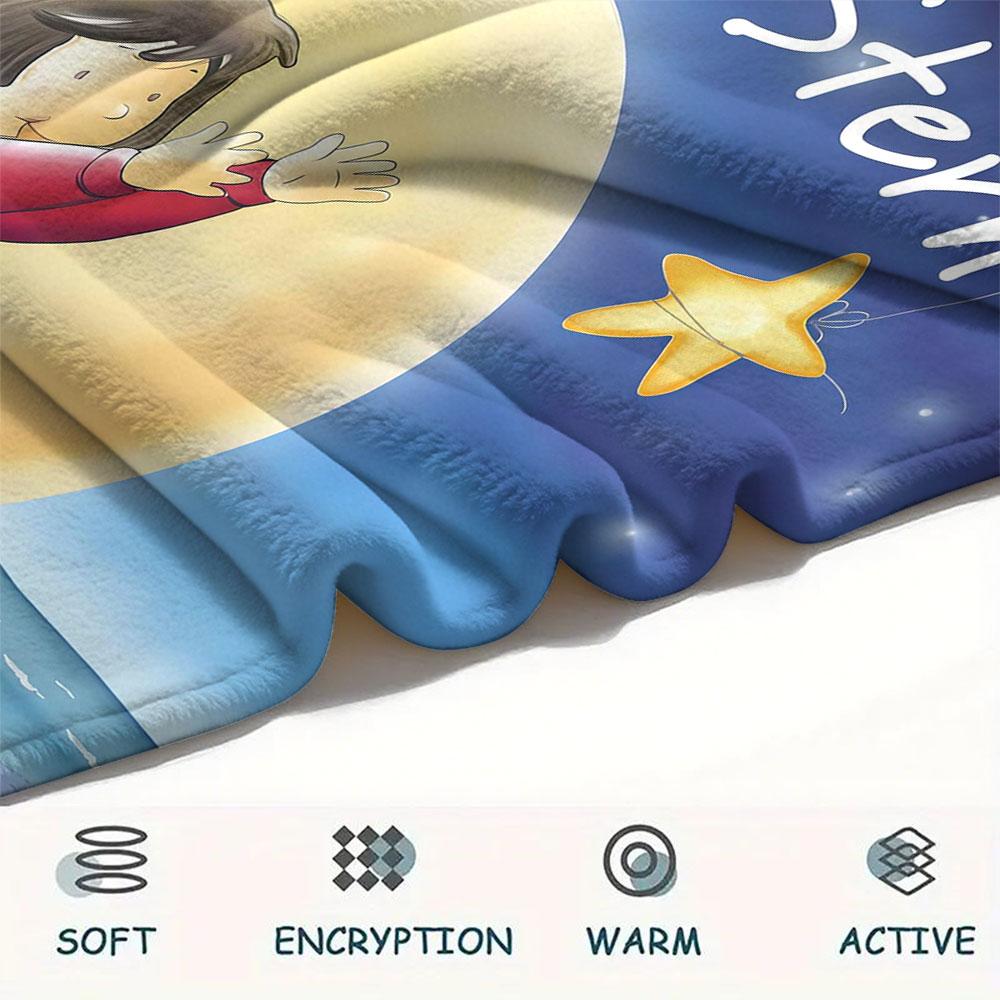 Lauras Stern Blanket, High quality Comfortable for All Seasons, Home Decor, Warmth and Comfort