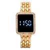 Rhinestone Digital Watch for Women Simple Touch Screen LED Ladies Wristwatch