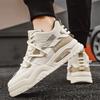 Spring Autumn New Men's Shoes Youth Casual Skateboarding Shoes High Top Comfortable Wear Resistant Sports Shoes Sneakers