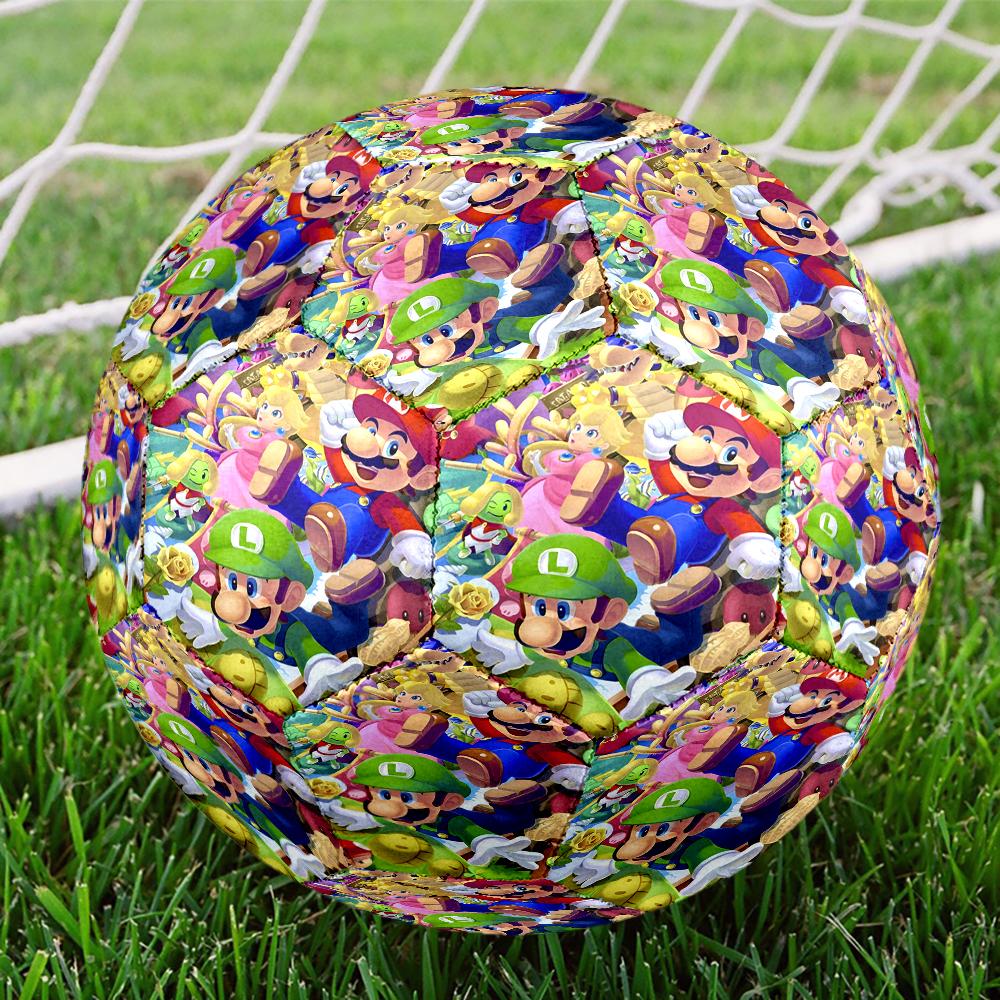 Mario Theme Size 5 Soccer Ball, Suitable for Both Indoor and Outdoor Matches, a Gift Suitable for Everyone.