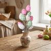 Vibrant Colors Easter Foam Eggs Tree Branch DIY Painting Lightweight Artificial Flower Arrangements Decorative