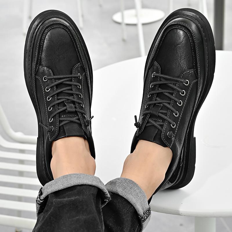 Итальянская модельерская мужская обувь. Деловая повседневная обувь. Мужская формальная мужская высококачественная уличная водонепроницаемая рабочая обувь в британском стиле.