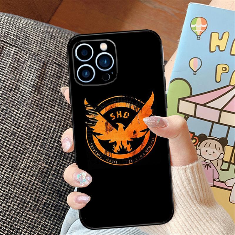 Чехол The Division 2 для iPhone 15 13 12 11 14 16 Pro Max 12 Mini Plus XR X XS Max Футляр Защитная Крышка