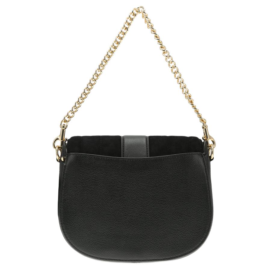 Coach Новая серия 17 Кожаная сумка через плечо на пряжке Маленькие женские сумки Черный CG618-IMBLK