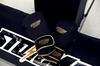 StormCloud Boxing Pro Genuine Leather Boxing Gloves Black/Gold 12oz