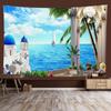 Window Sill Garden Beach View Large Tapestry Wall Hanging Bohemian Hippie Tapestry Room Aesthetic Living Room Home Decoration