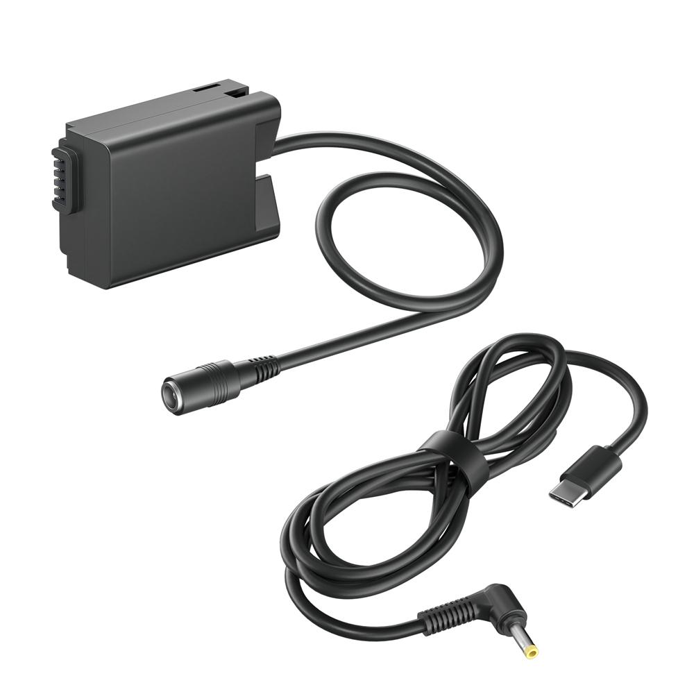Camera Dummy Battery EN-EL25 Coupler + Power Supply Adapter USB Type-C Charger Kit for Nikon ZFC Z50 Z30 As EL25 ENEL25 EP-5G