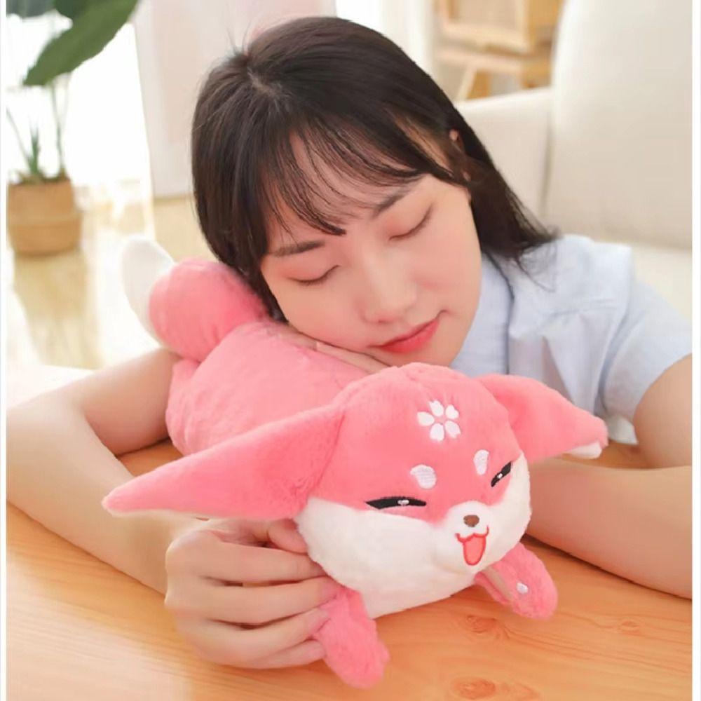 Cartoon Design Yae Miko Plush Toy Soft Material Plushie Doll Stuffed Animals Birthday Gift