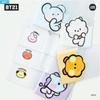 BTS BT21 Официальный минини ОБЛОЖКА ДЛЯ ПАСПОРТА Аутентичная клетчатая доска