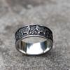 Men Rings Vintage Nordic Viking Wolf Rings Amulet Animal Fashion Jewelry