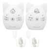 Sound Baby Monitor Intercom 2 Way Talk Wireless 656 To 984ft Range Walkie Talkie with Lullabies