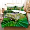 Chameleon And Lizard Bedding Set, Duvet Cover, Print, Flamingo Comforter, Double Bed Linen, Home Textile, 2 Bedrooms, 260X240